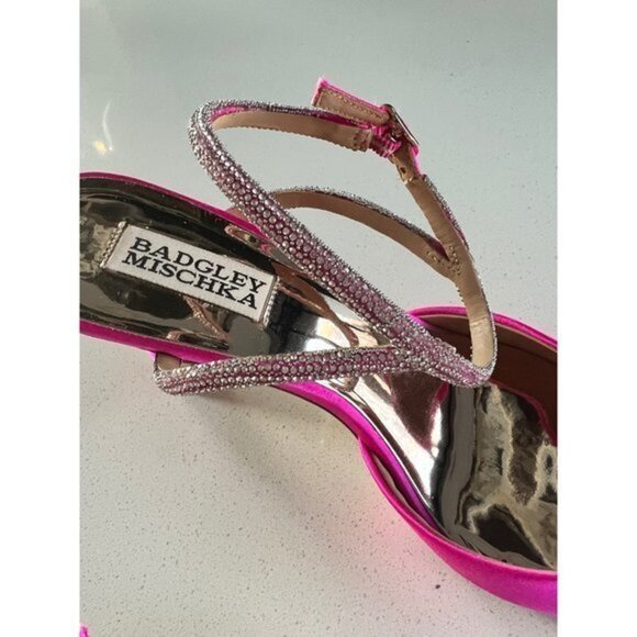 Badgley Mischka pink Kamilah Pointed Toe Size 8 - Picture 10 of 11